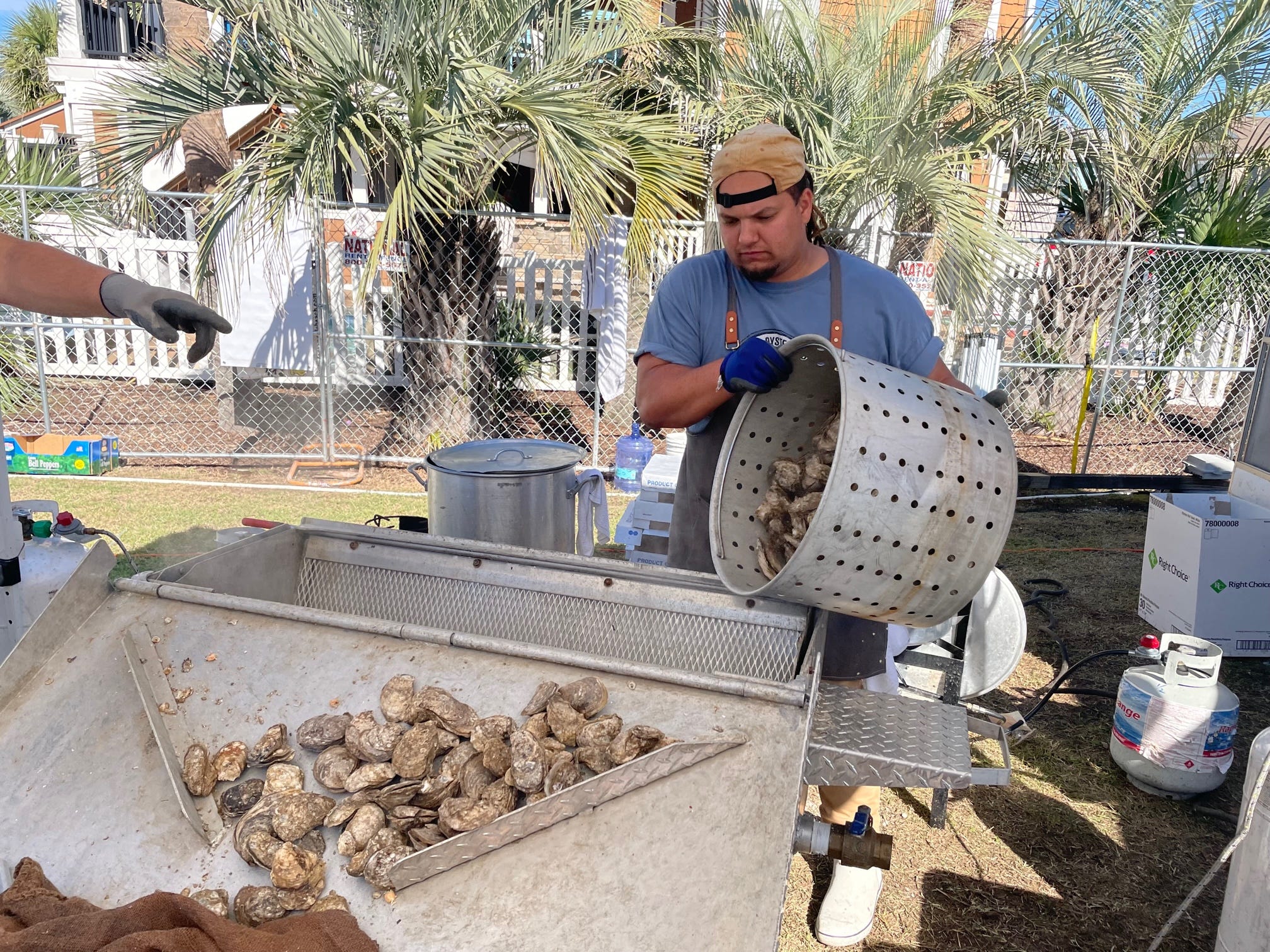 You won’t believe what passes for an oyster fest in North Carolina