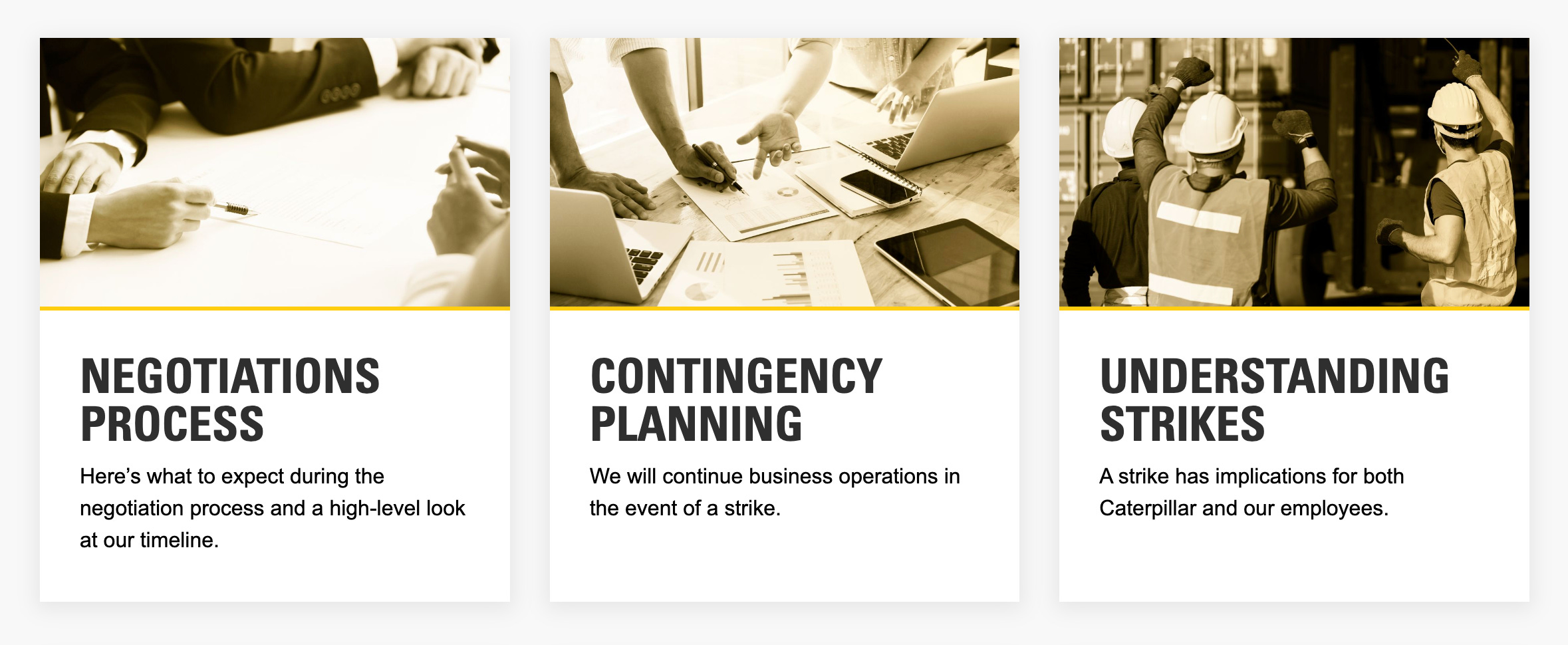 On The Eve Of UAW Strike Vote, Caterpillar Reminds Workers What A Strike May Cost Them