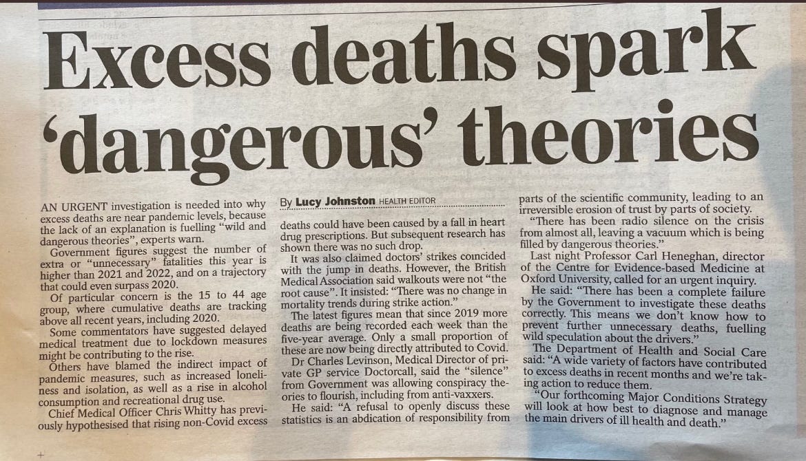 Counting Excess Deaths: A Year On