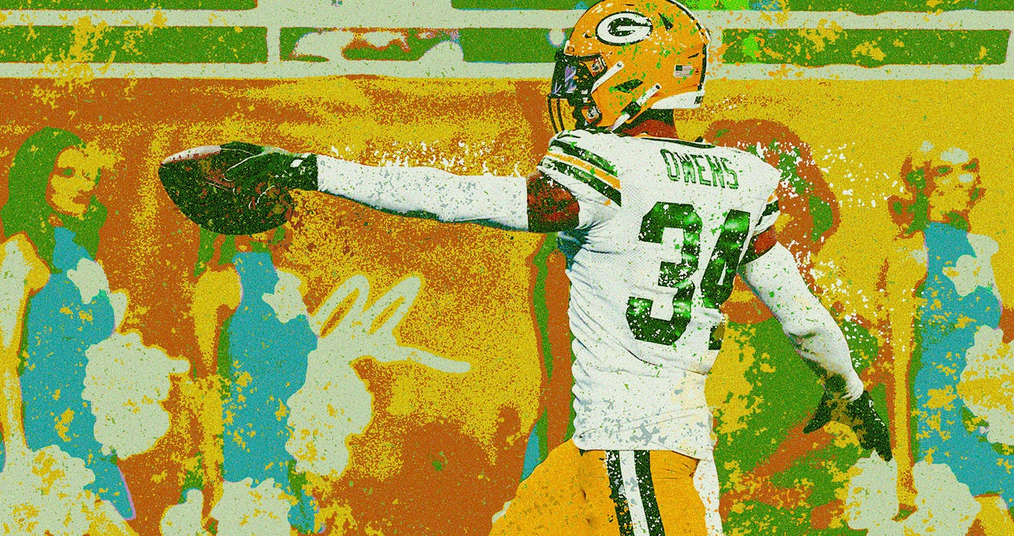 Run the sale table packers shirt