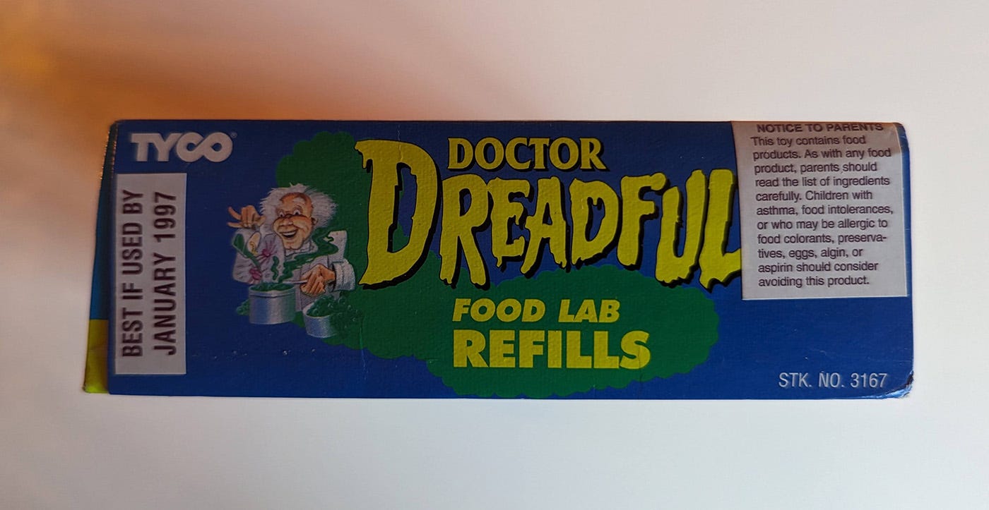 Dr dreadful food hotsell lab