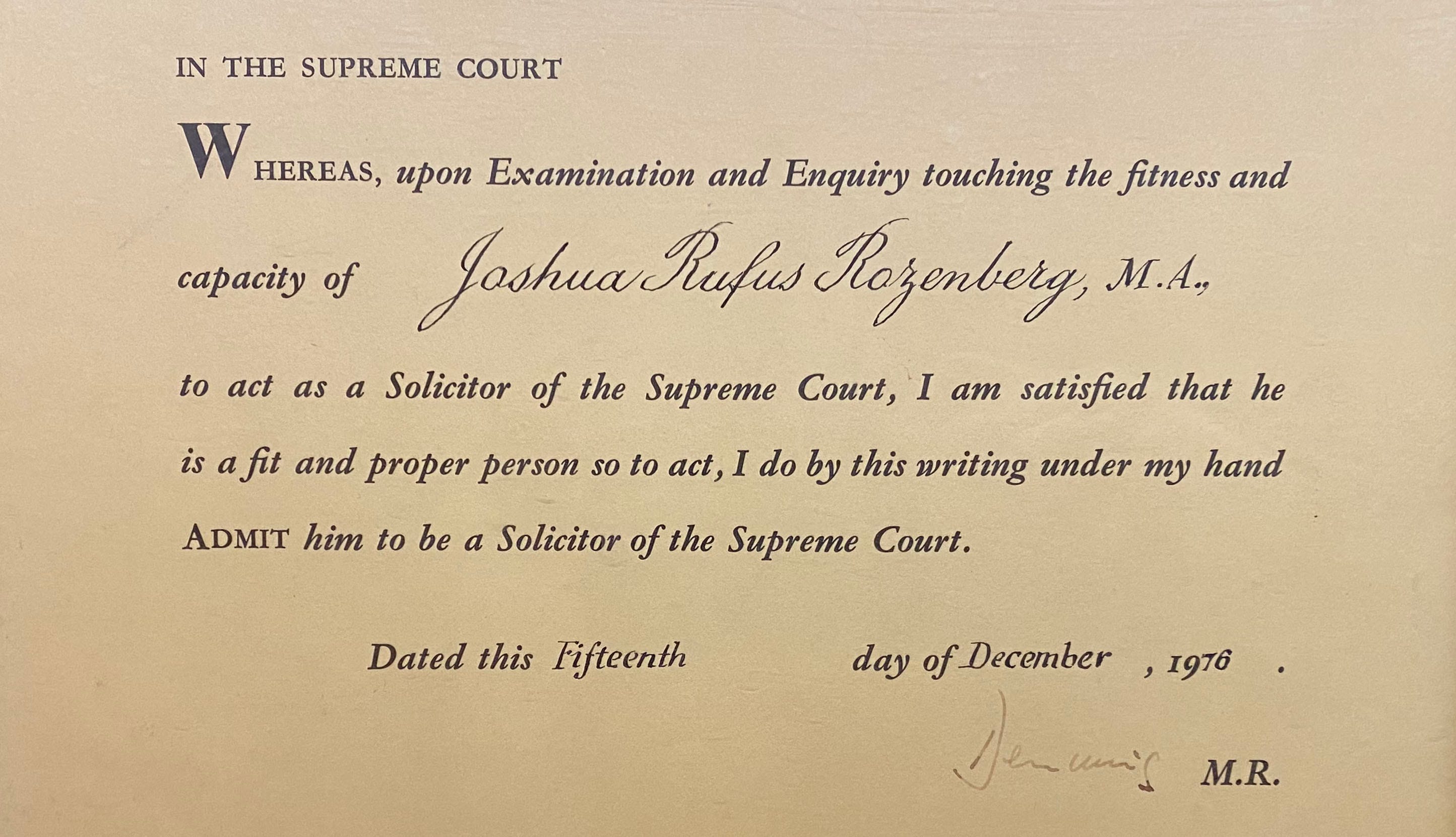 Why I am to be struck off by Joshua Rozenberg