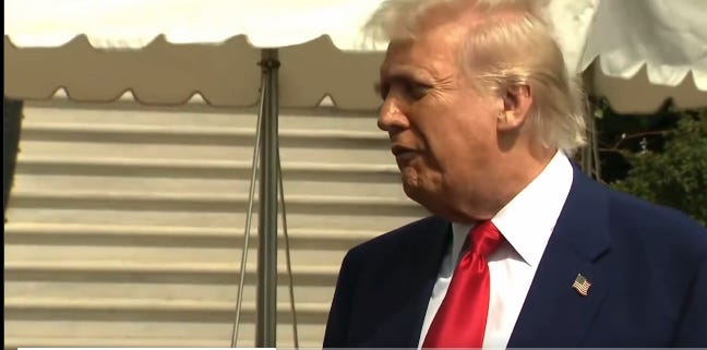 Deranged Trump Says Things Are Going Really Well As US Economy Burns