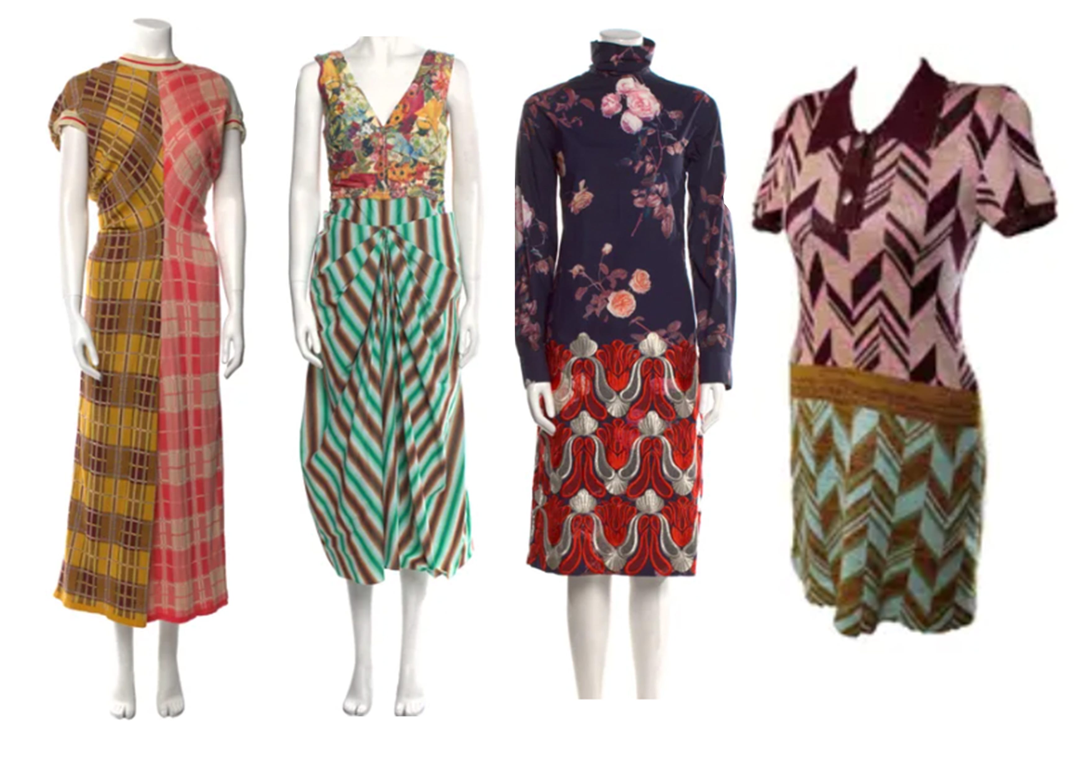 Pattern Mix Dress main image 0