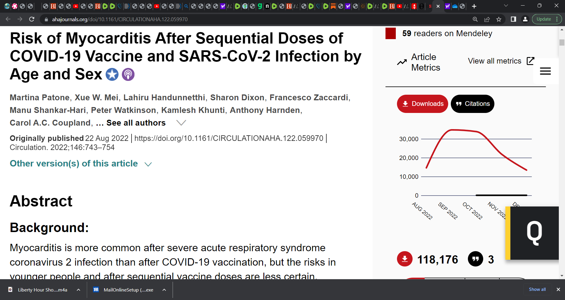 Elevated risk of myocarditis after covid 19 vaccination pfizer booster
