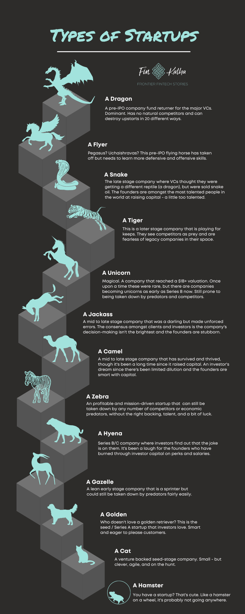 Tipos de Startups - Edición $5 - by Sahith Aula