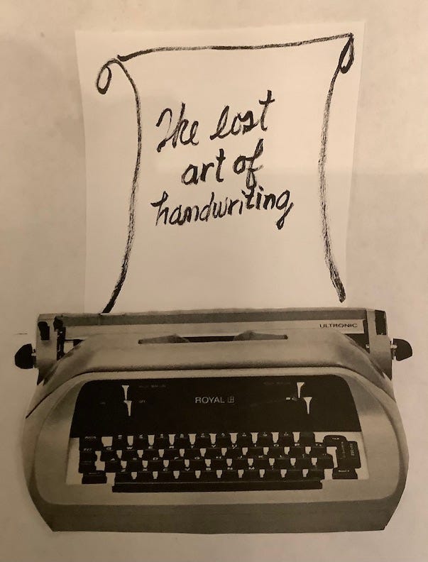 The lost art of handwriting: - by Sheri R Klein