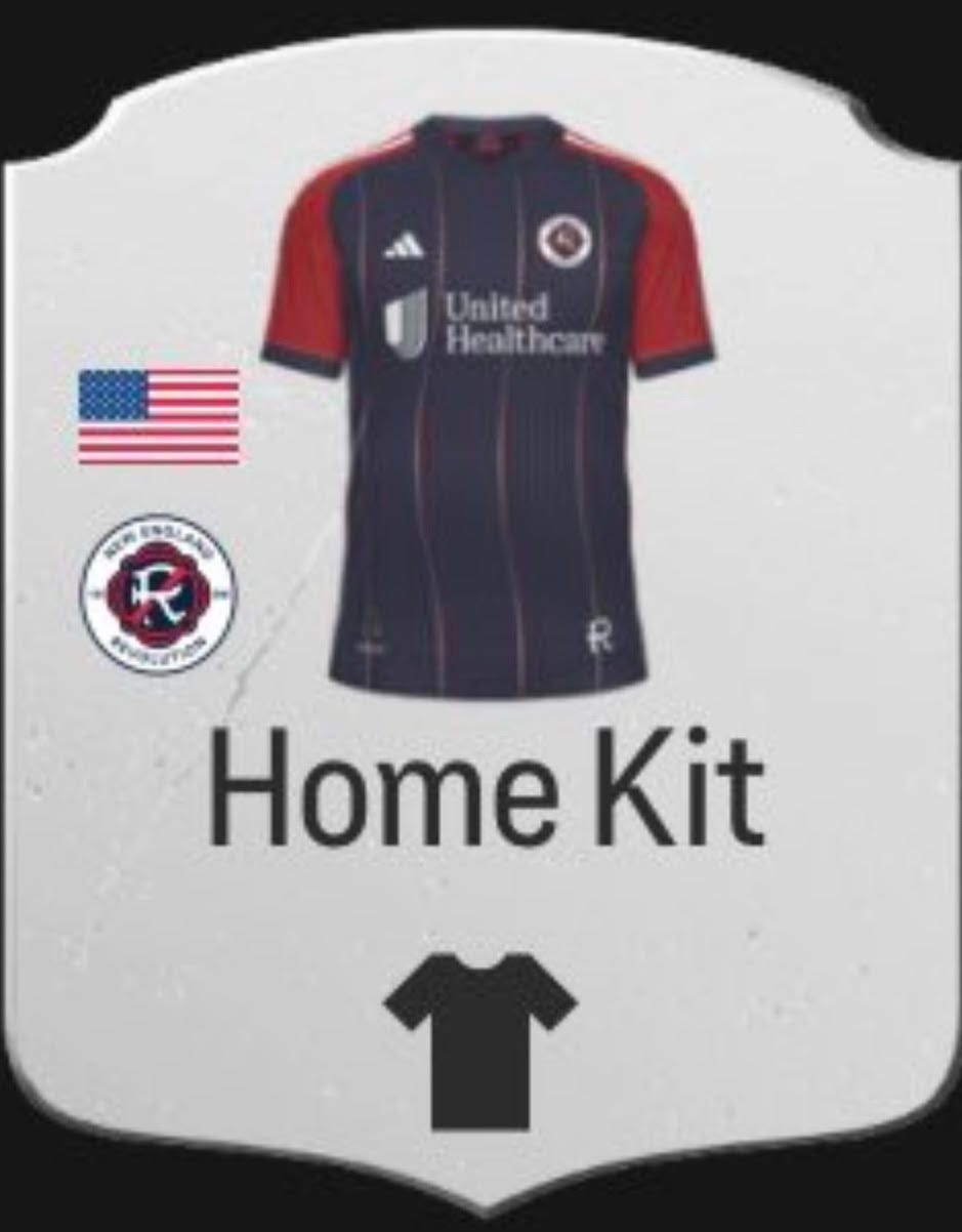 EA FC 24 Leaked The New England Revolution's 2024-25 Home Jersey