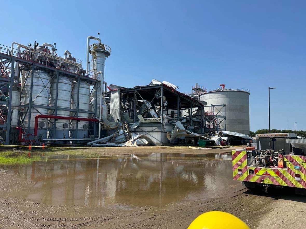 CEO Malfunction likely cause of ethanol plant explosion