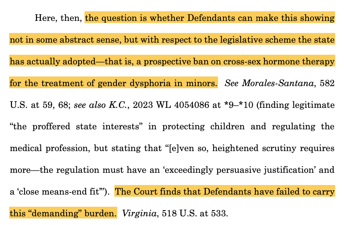 Judge blocks Georgia ban on hormone therapy for trans minors