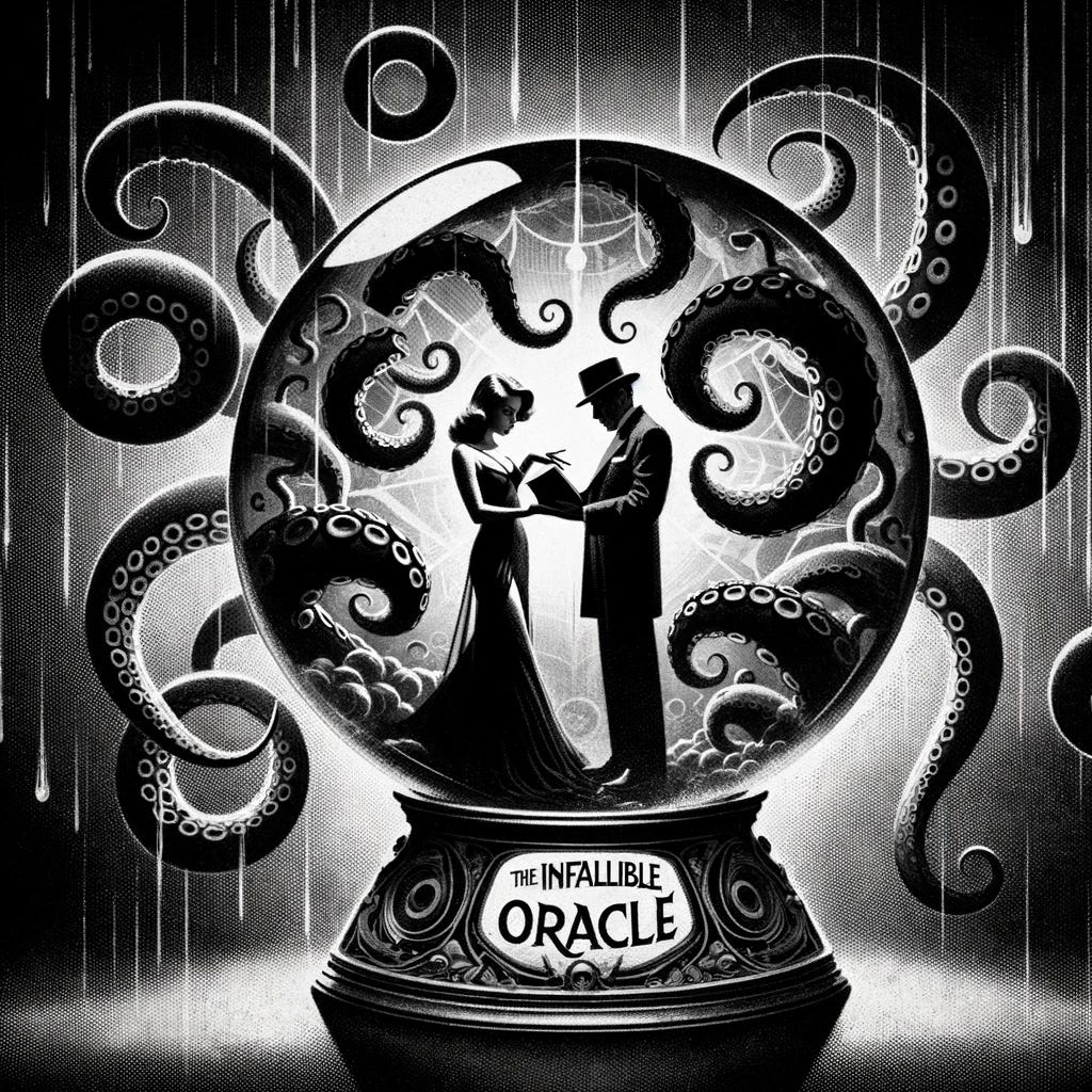 Fictional Oracle Short Fiction: Detective Manse and the Infallible Oracle