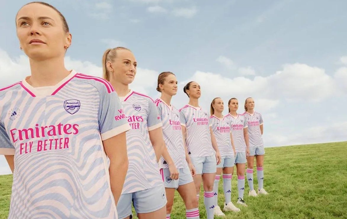 Arsenal O2 Girl One club. Two teams. - by Tim Stillman