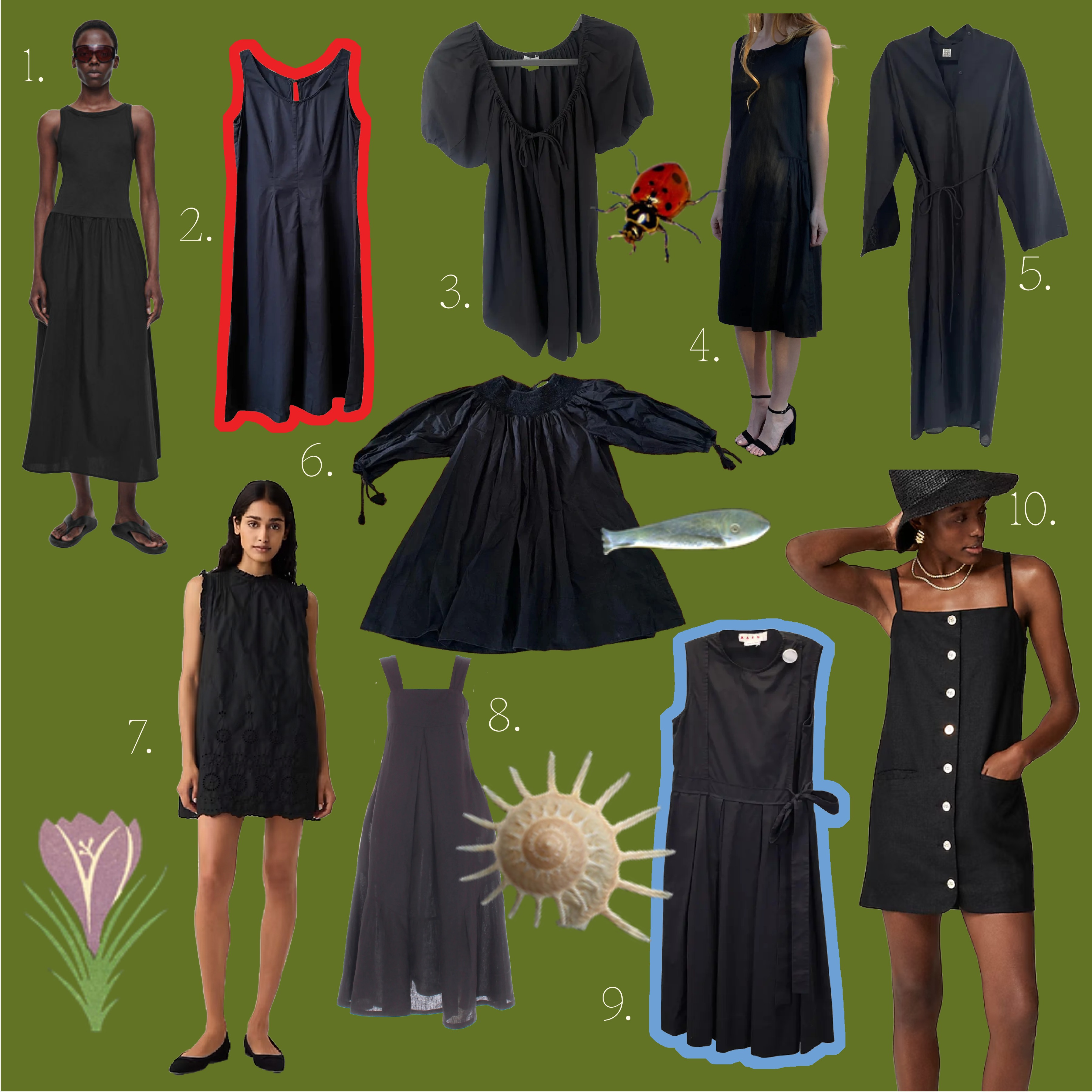 Types of black dresses on sale