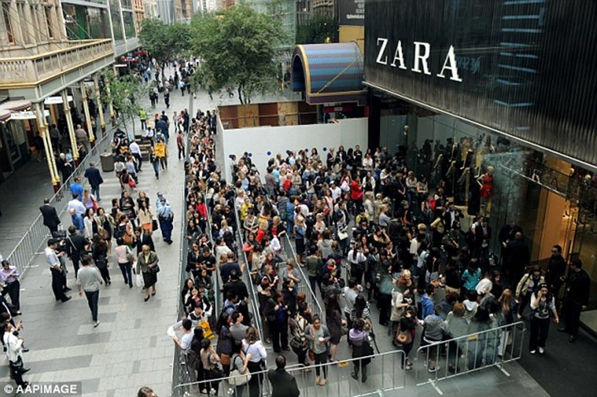 How Zara sells out 450+ million items a year without Marketing