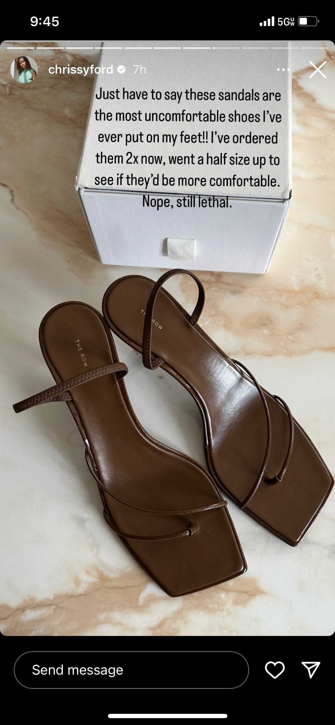 The row shoes sale