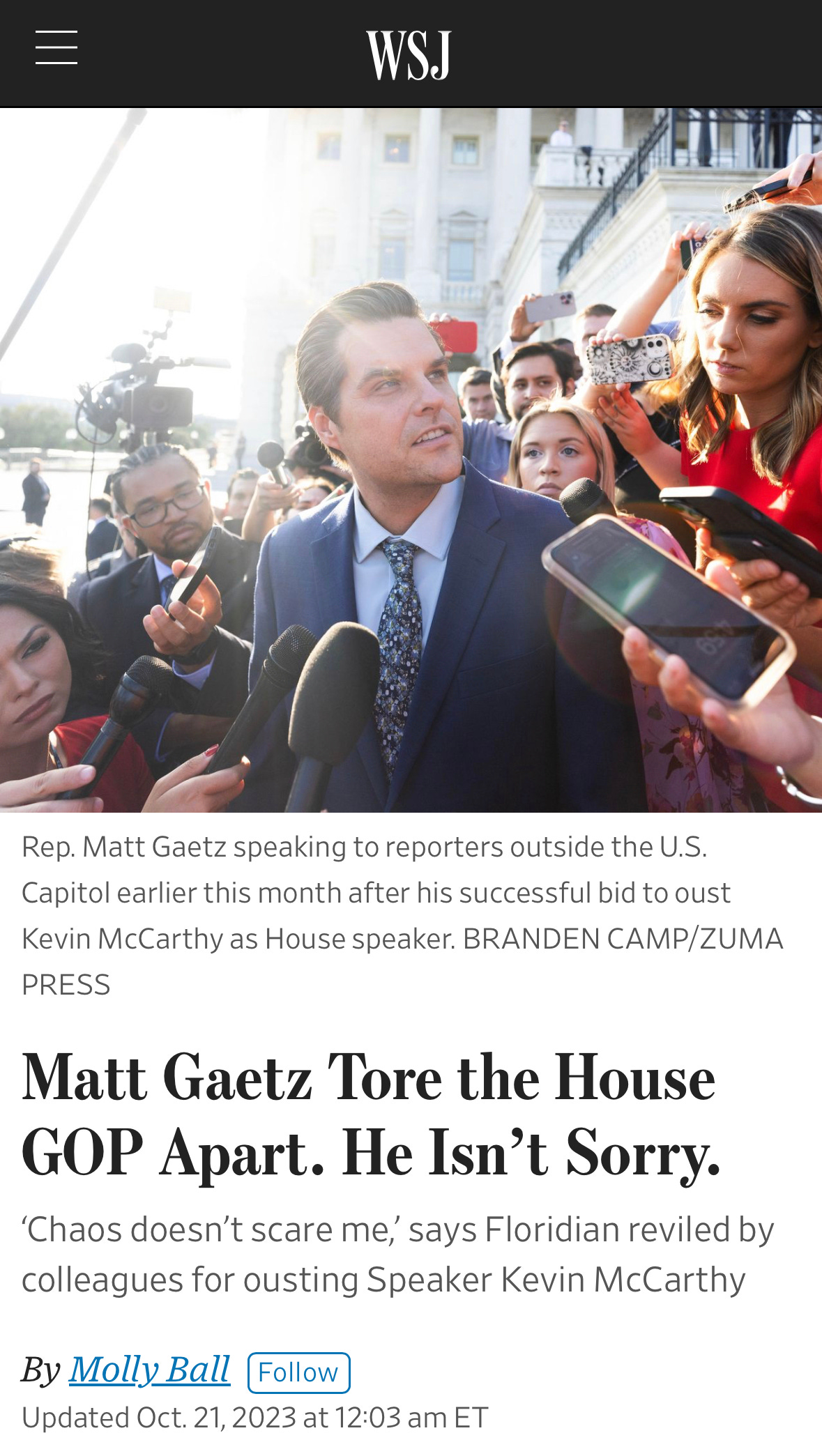 Did Matt Gaetz tear the House GOP apart?