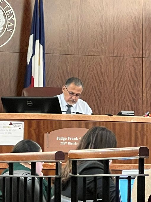Harris County Criminal Court Judge Returns to His Seat Fresh on the