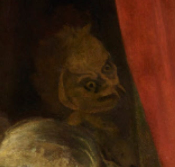 How a Lost Demon was uncovered in a Controversial Painting