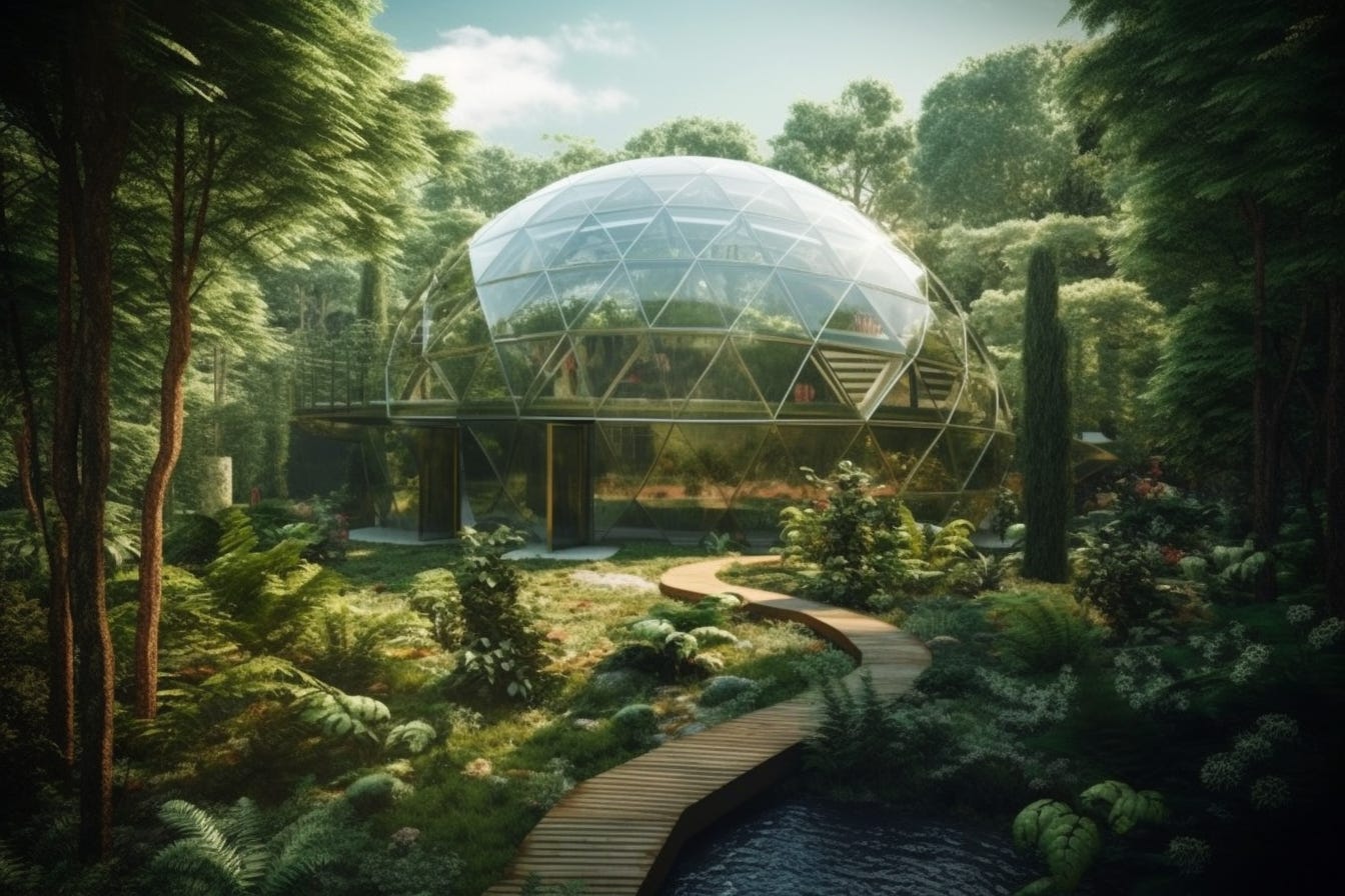 This is what it's like living on a utopian island