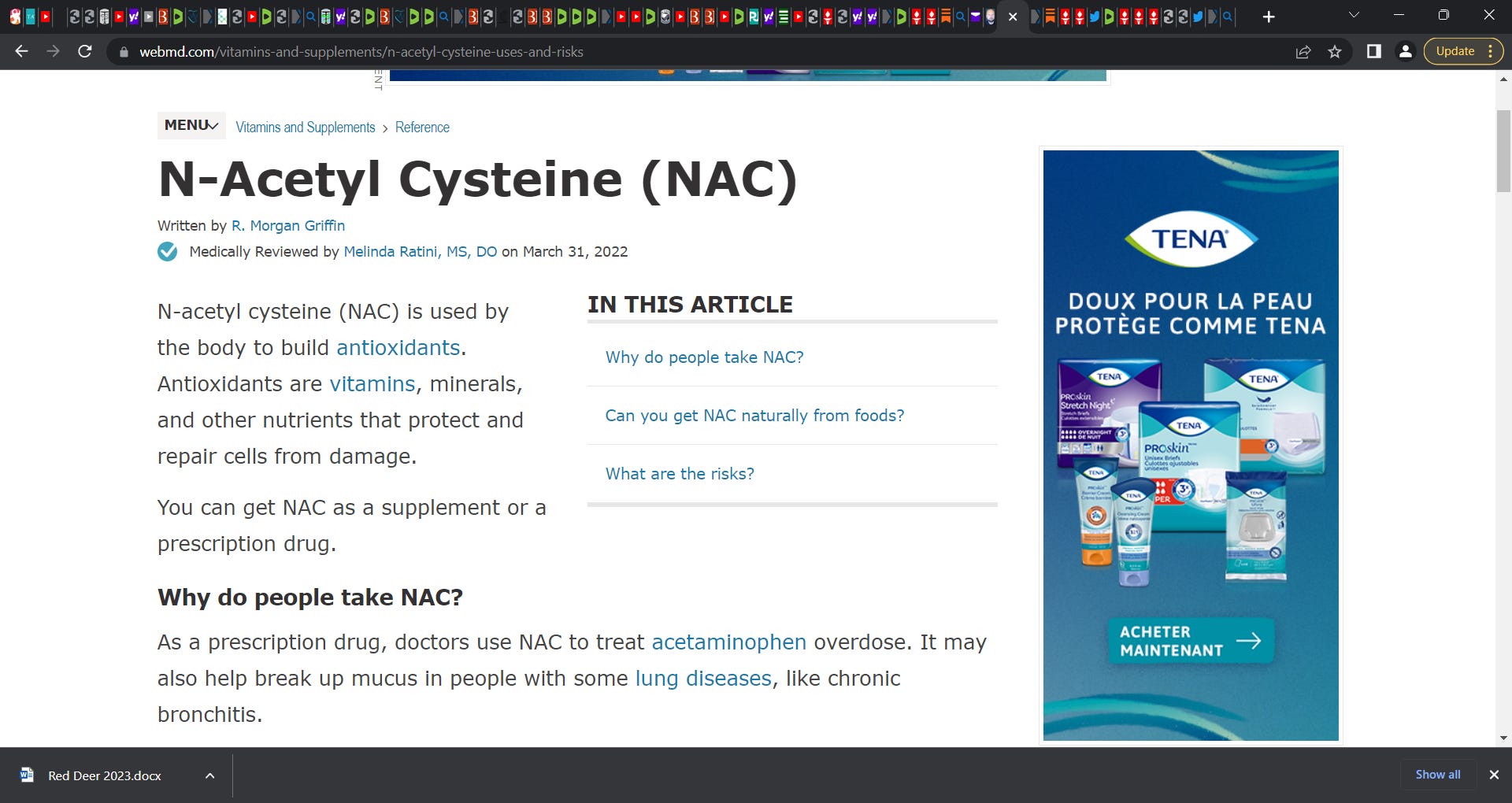 Is NAC (NAcetyl Cysteine) and Bromelain (BromAc) effective in breakin