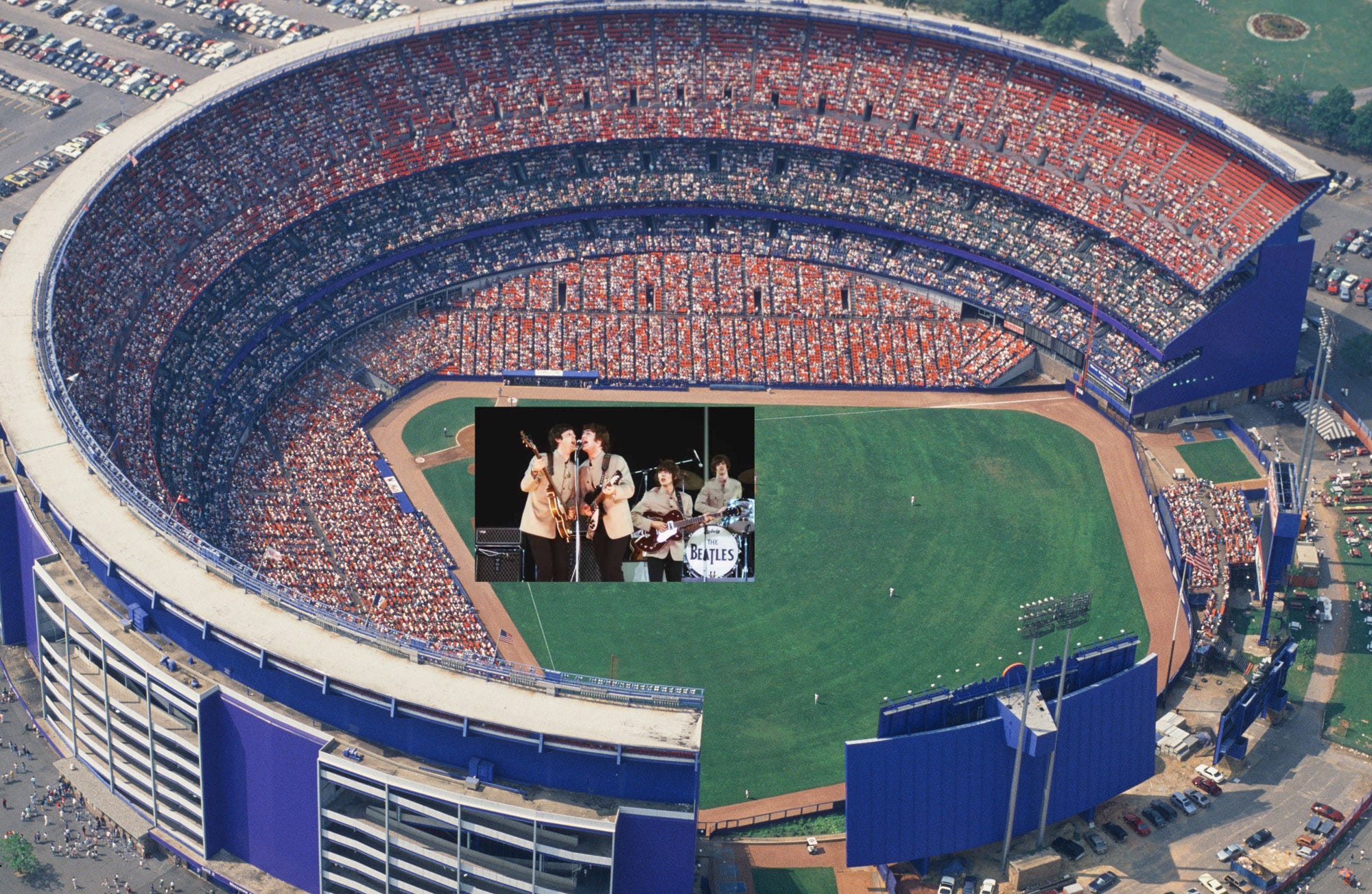 Shea Stadium Rats Nadie escuchó a los Beatles en el que fue el primer concierto en un ...