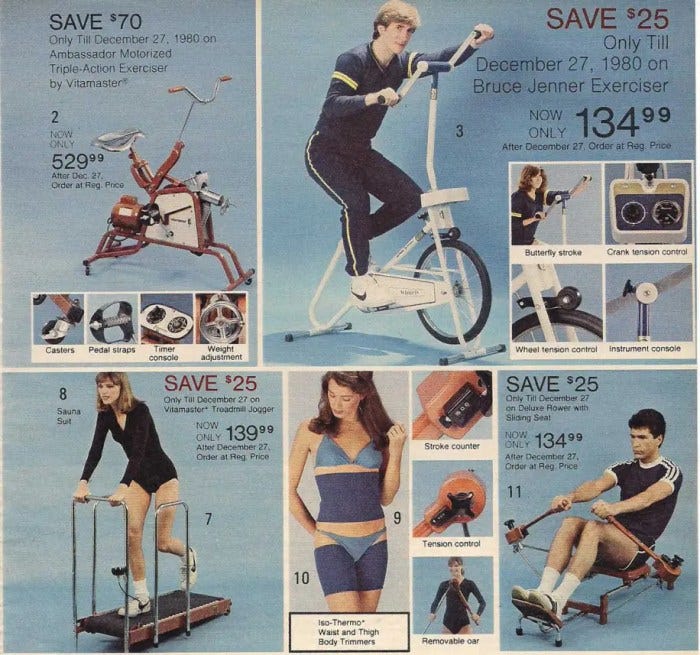 1980s 2025 exercise equipment