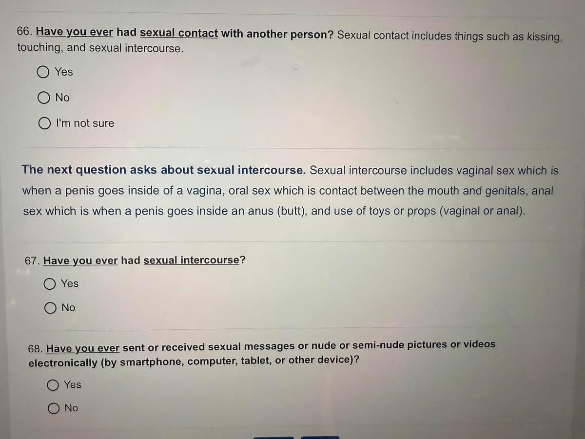 Burlington Public Schools Forces Kids to Take Explicit Survey, Violates