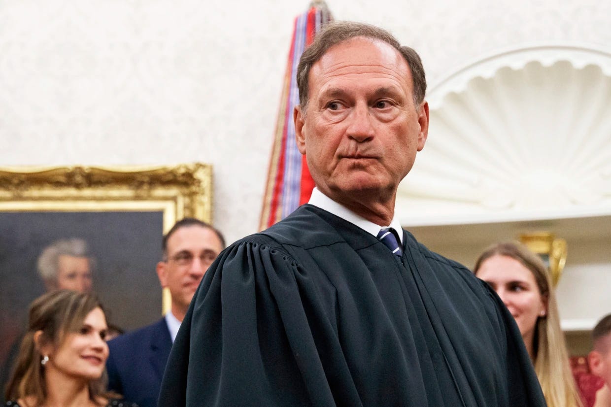 Justice alito clearance