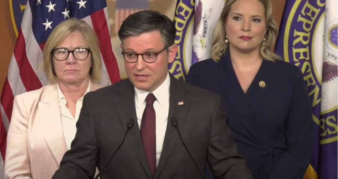 Speaker Mike Johnson Refuses To Say That Biden's Presidency Is God's Will