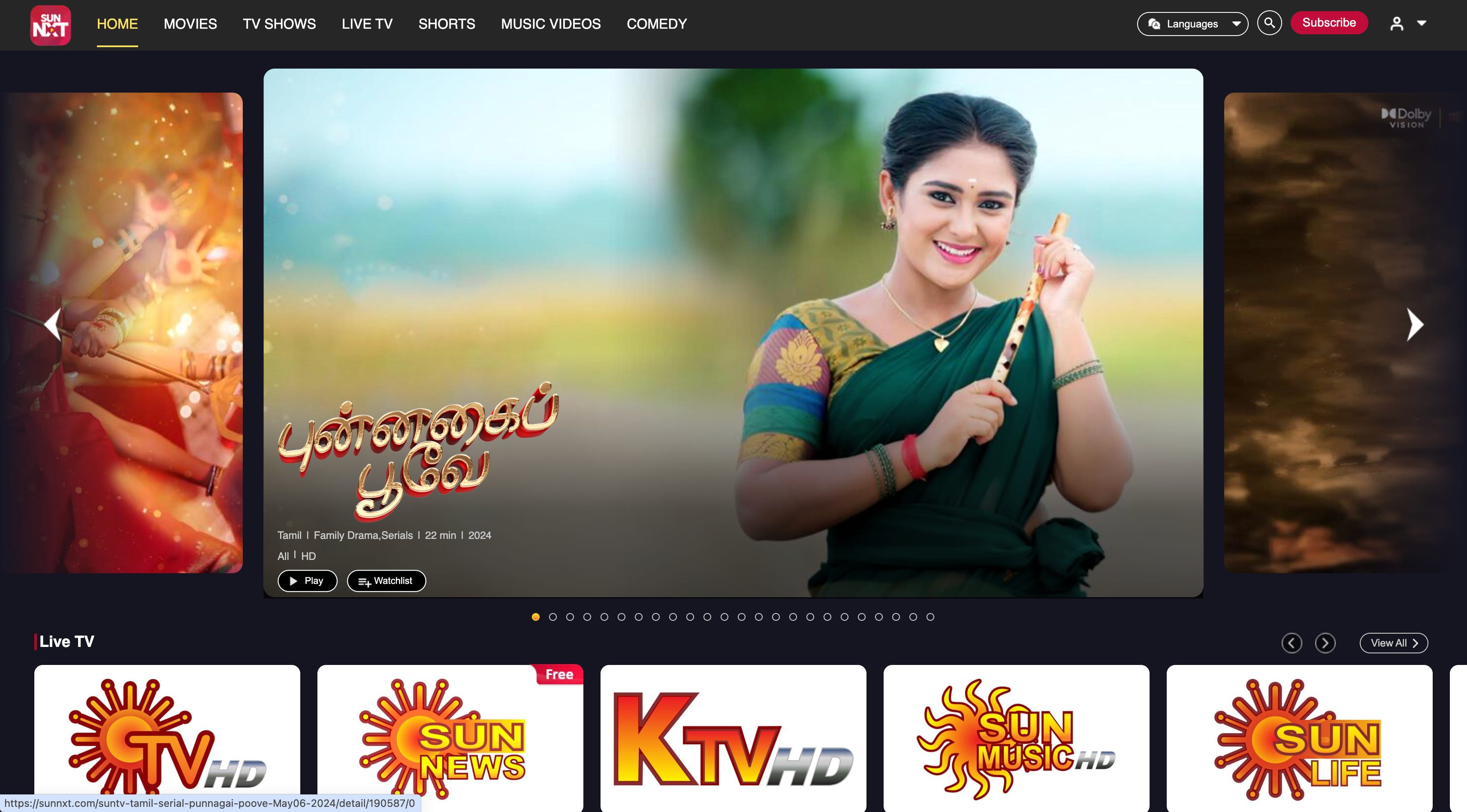 Sun tv online streaming 2025