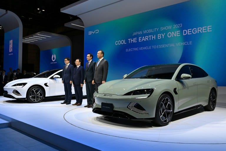 Electric online car mfg