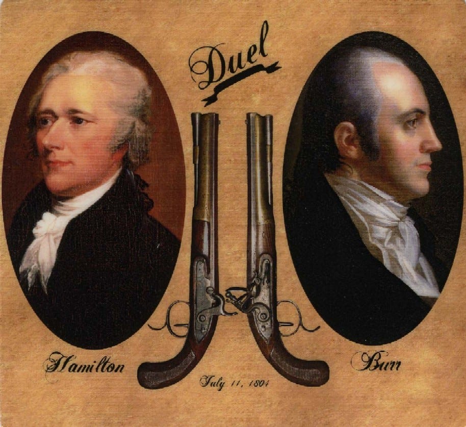 Hamilton shot by burr hot sale