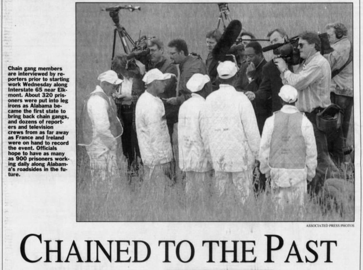 A glimpse of prison slave labor - by Beth Shelburne