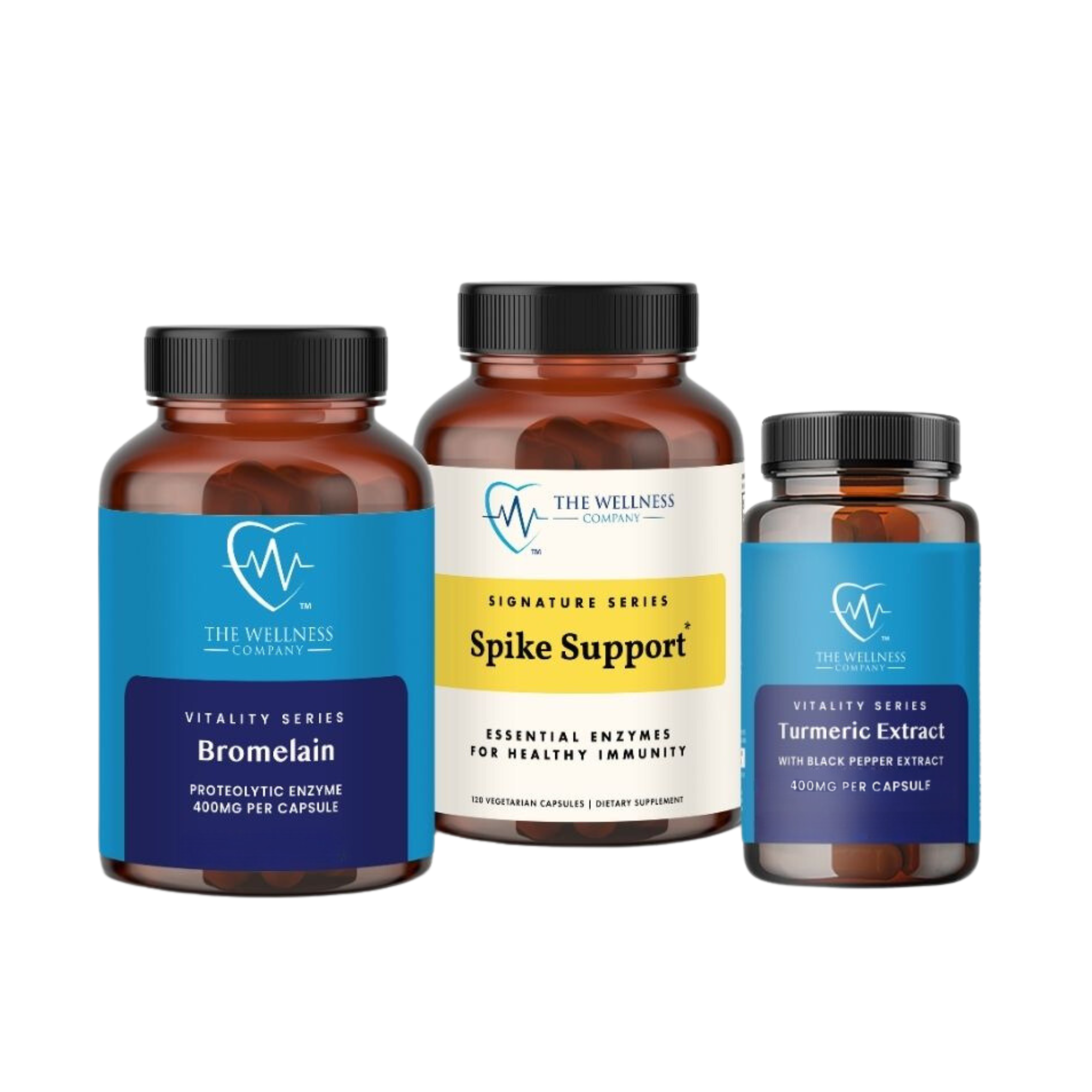 Spike protein detoxification dissolving triple pack bundle from twc