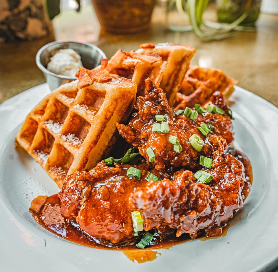 Chicken & Waffles by "IRON" Mike Steadman