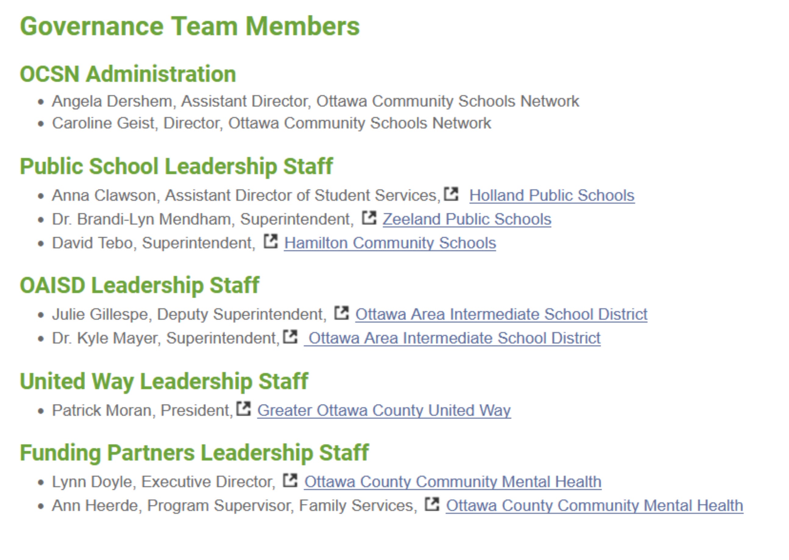 Ottawa County School Closings