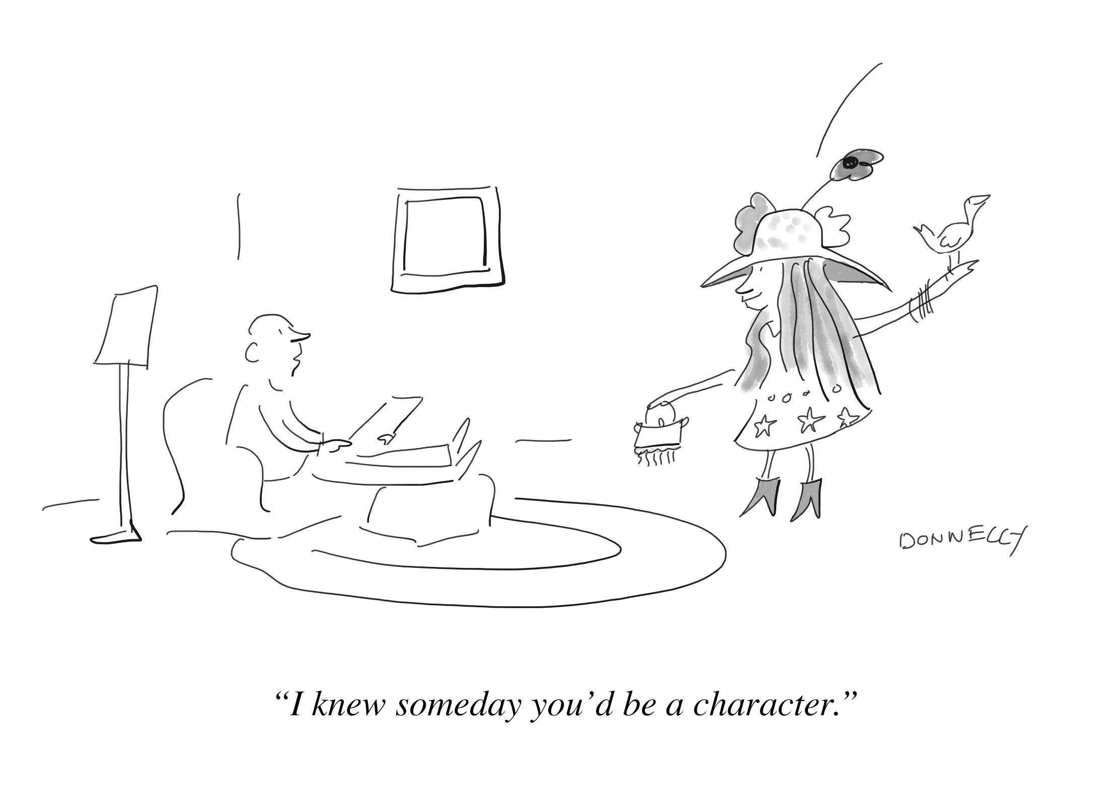 Character Definition - by Liza Donnelly - Seeing Things