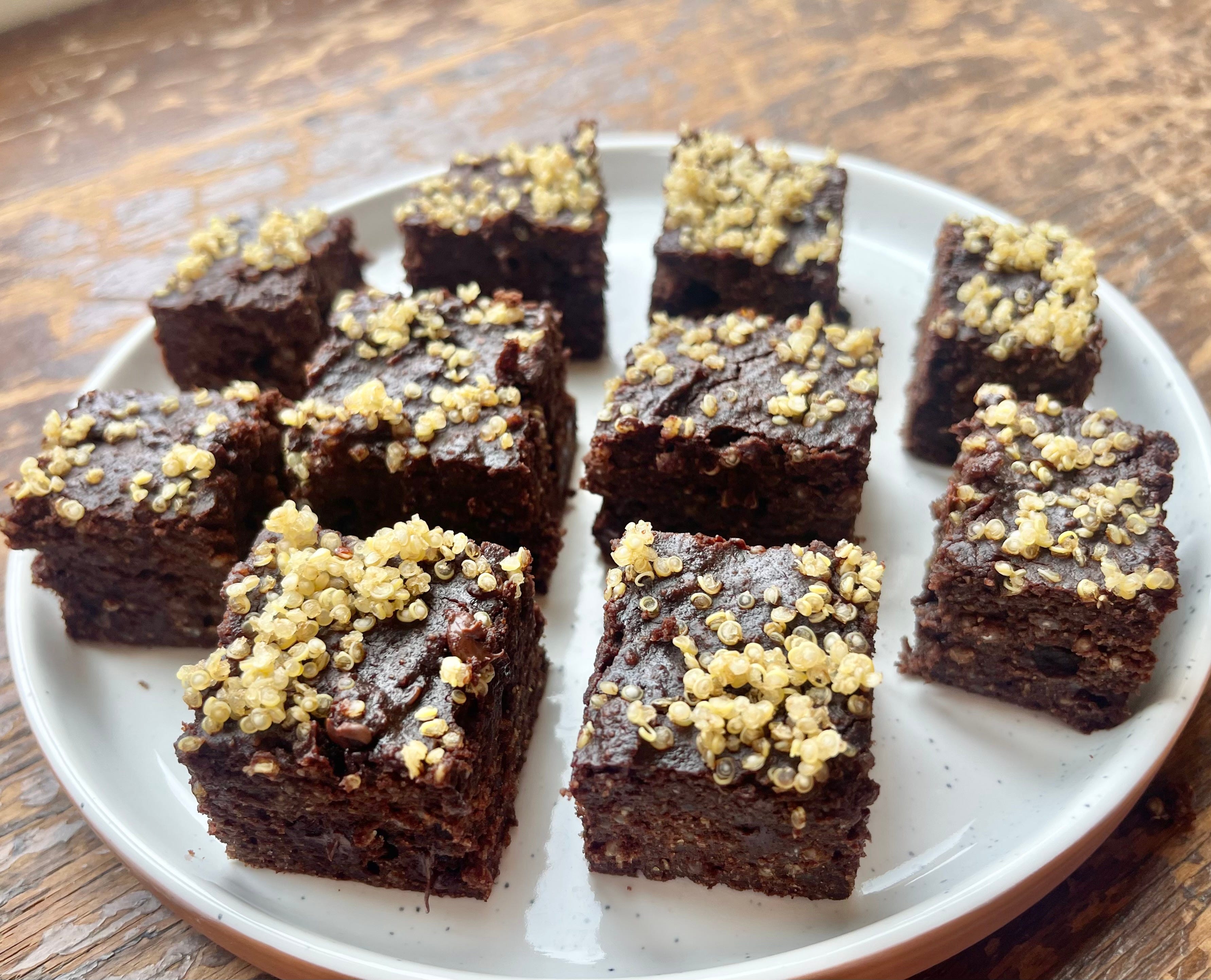 Fudgy Quinoa Brownies by Annie Fenn, MD