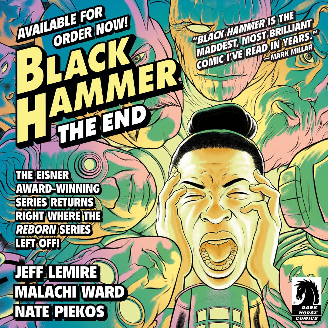BLACK HAMMER THE END IS FINALLY HERE! by Jeff Lemire