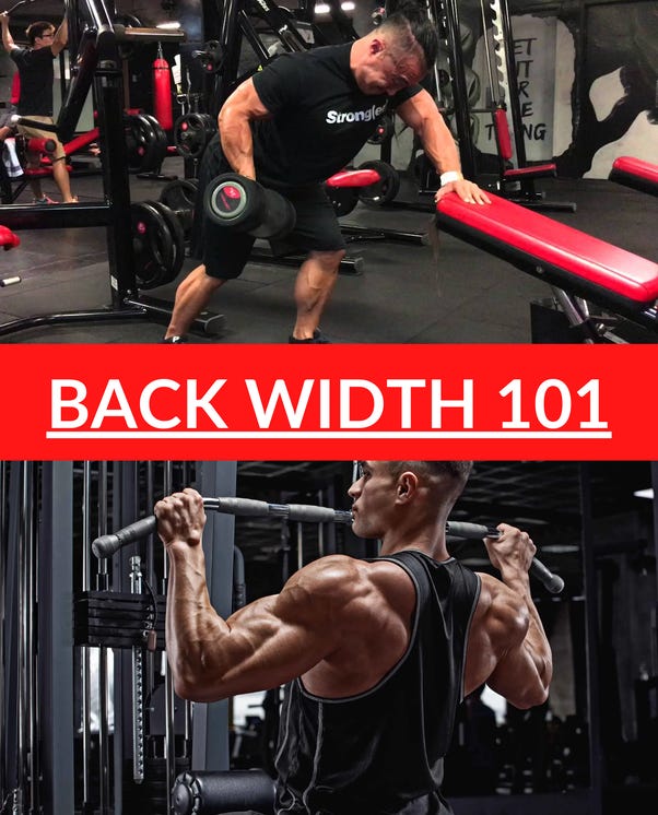 Lat width exercises shop