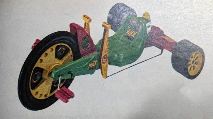 Big green hot sale machine big wheel
