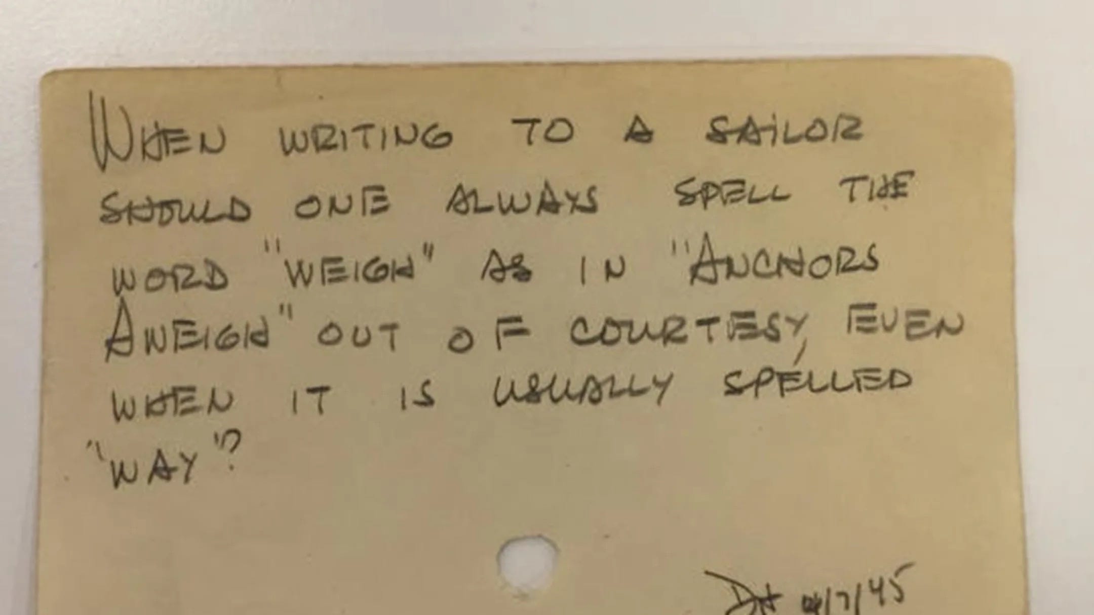 “What is the natural enemy of a duck?” by Shaun Usher