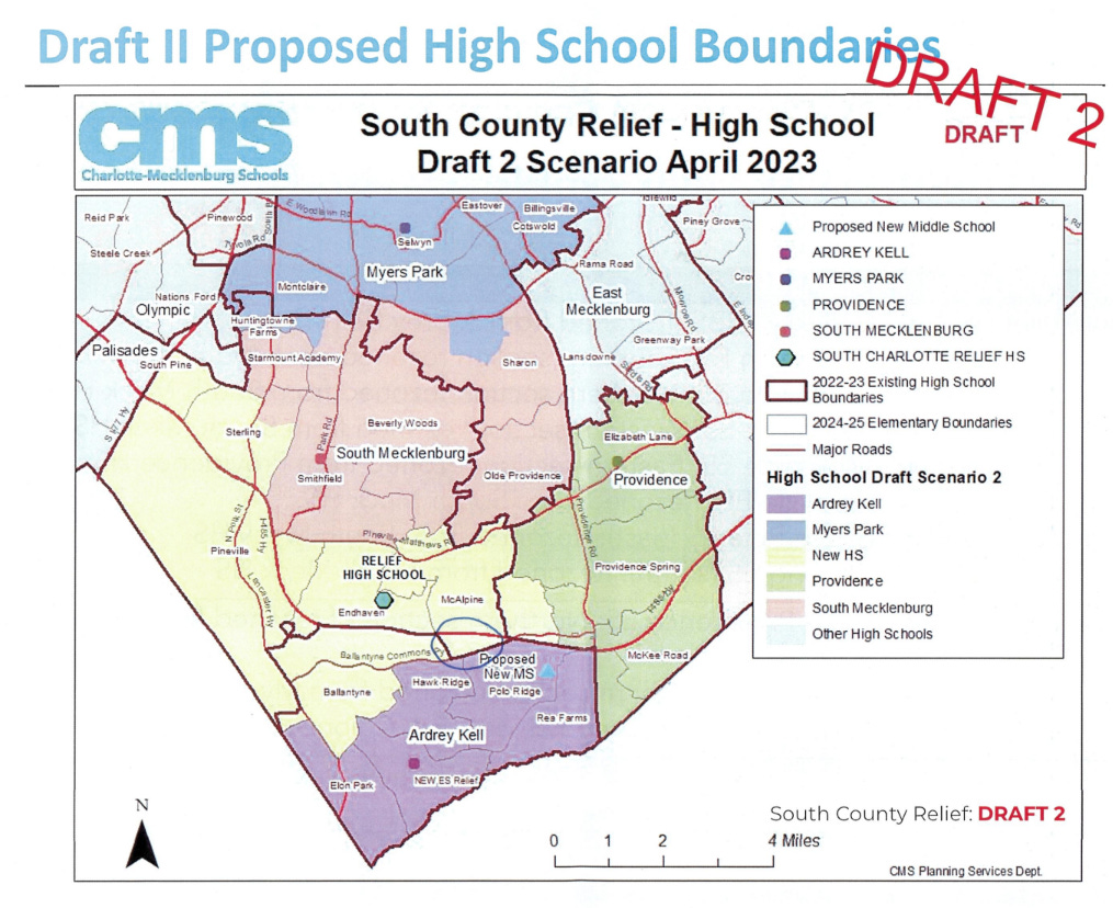 BREAKING New CMS south Charlotte boundary draft maps released