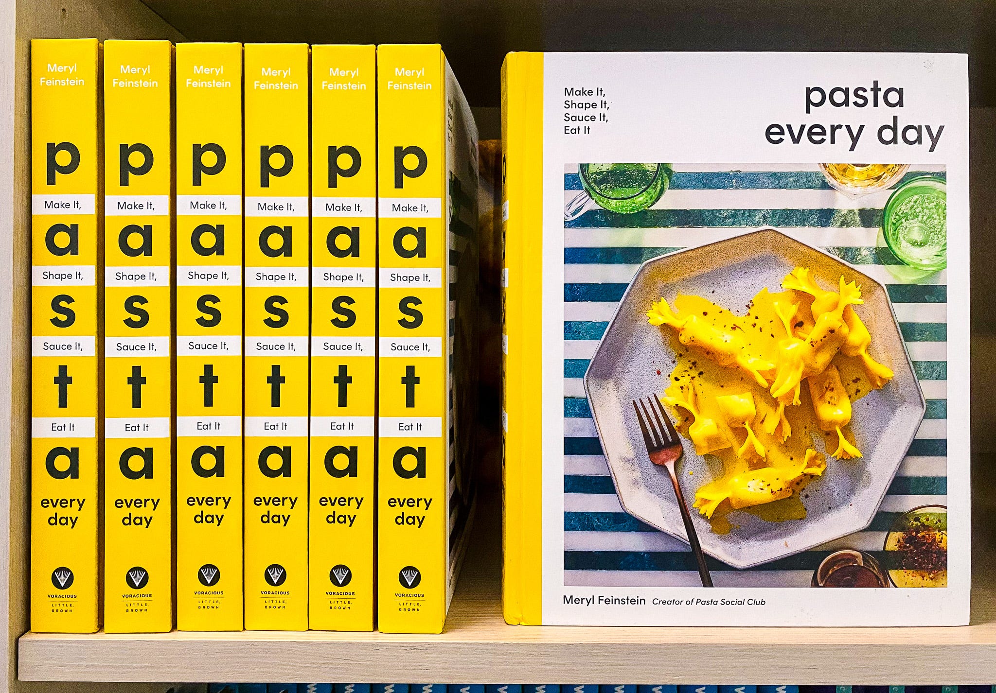 pasta every day on tour! by Meryl Feinstein