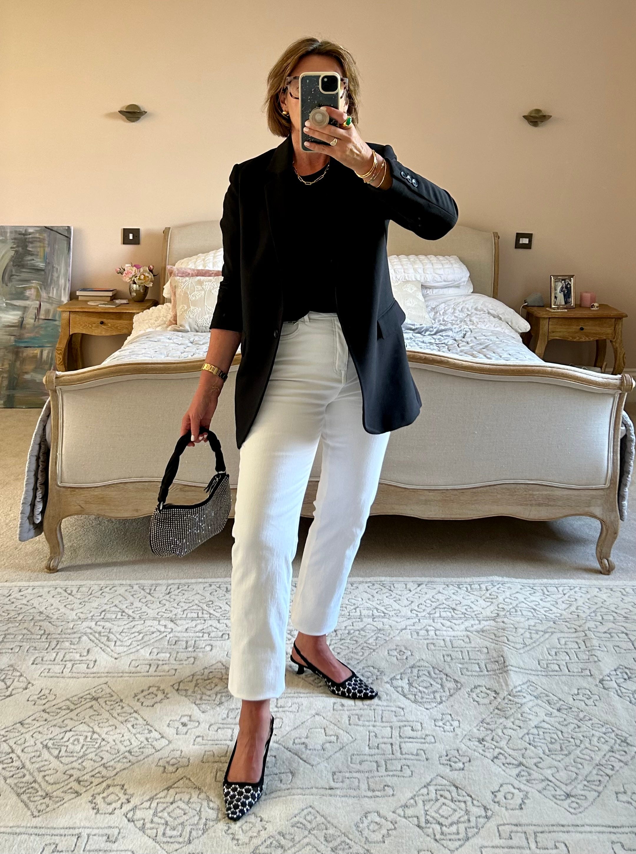 How to wear a blazer with jeans and heels top