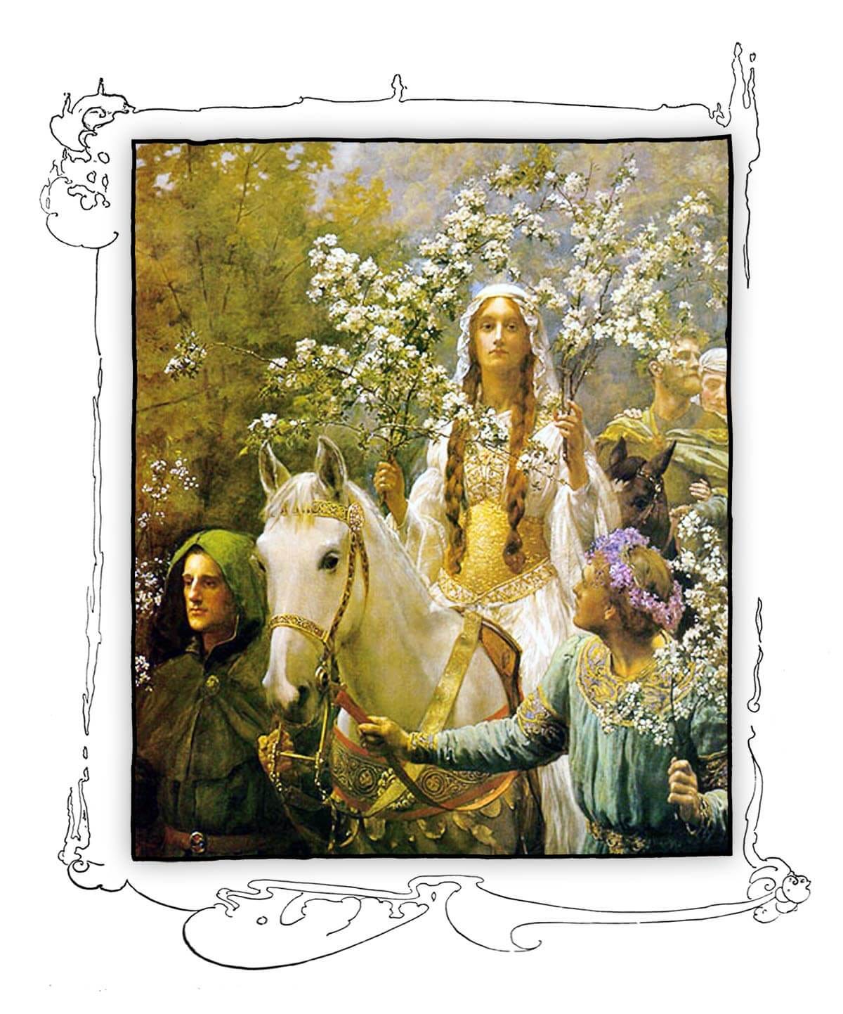 Maid Marion & The Bowers of Beltaine - by Seren Bertrand
