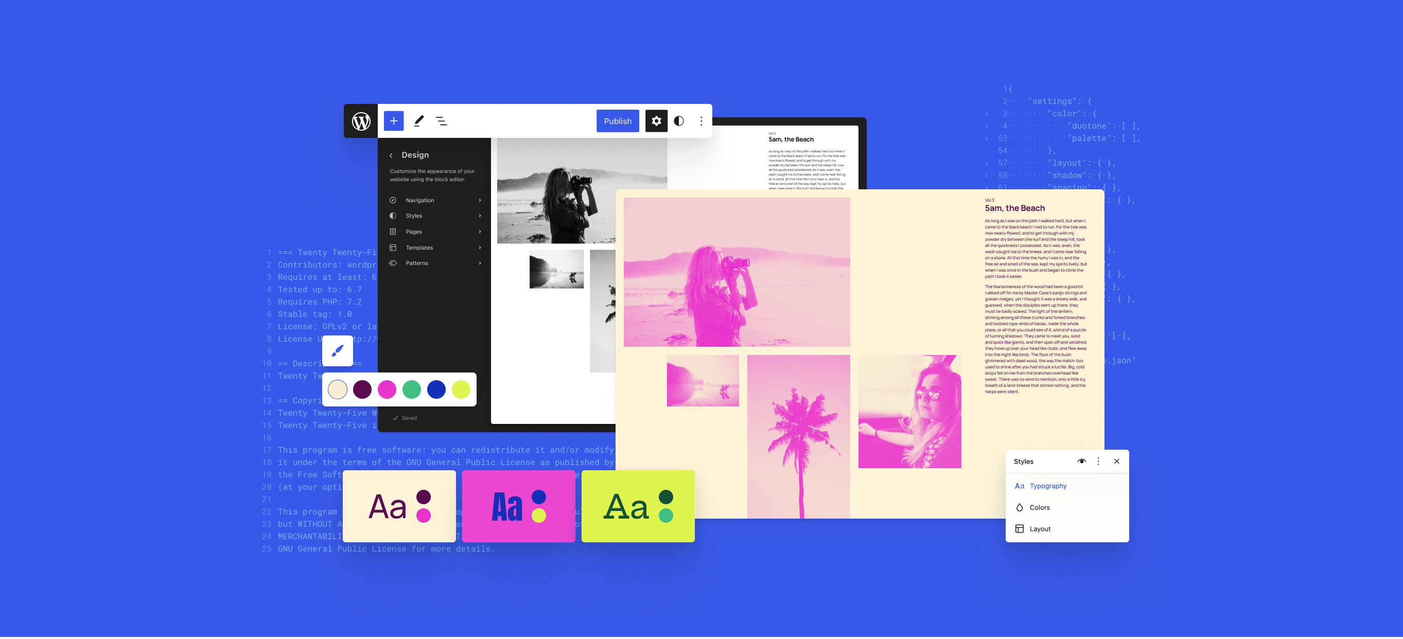 WordPress Theme Design Beyond Templates in Automattic Blog