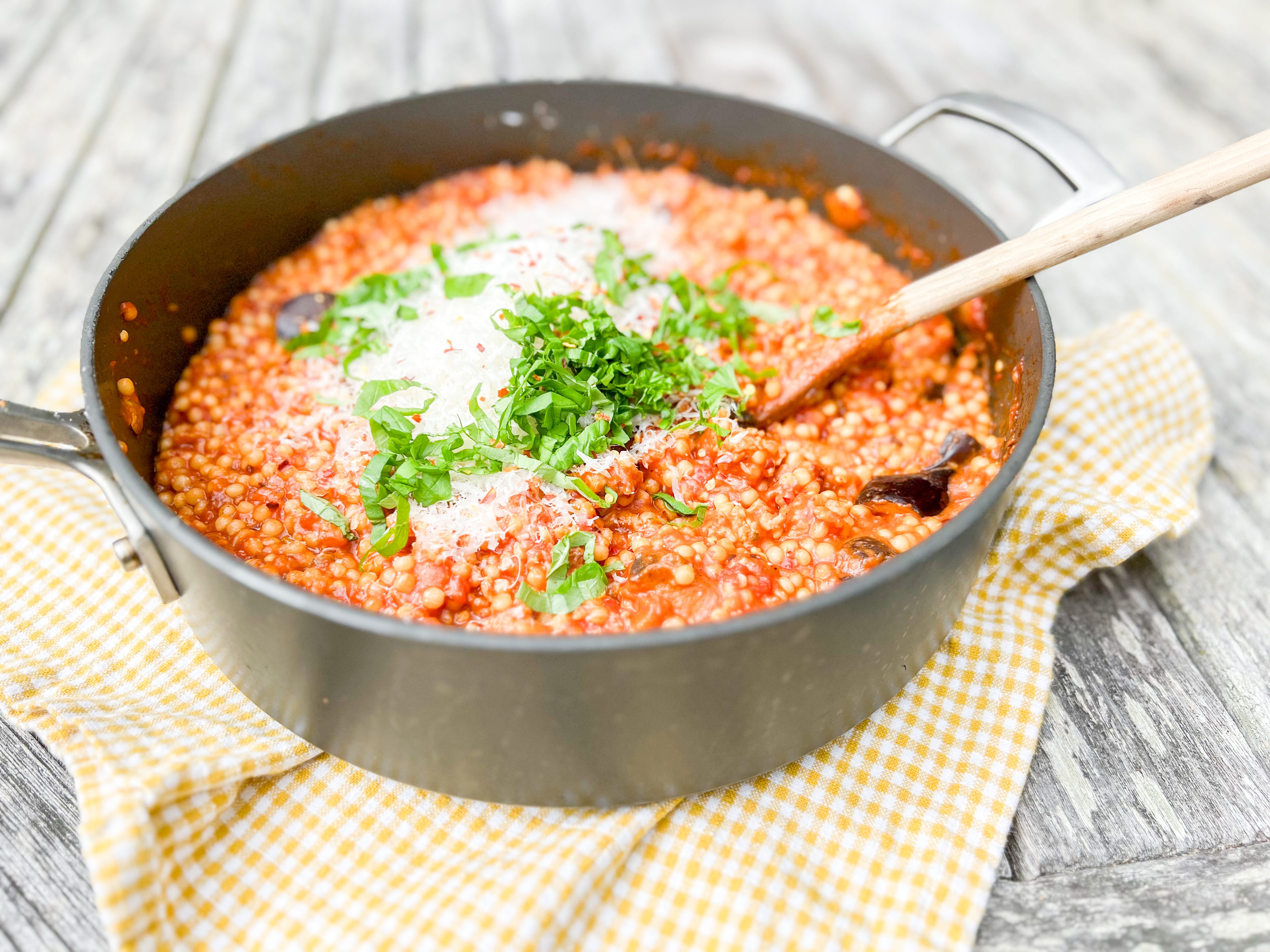 sorta pasta alla norma by Caroline Chambers