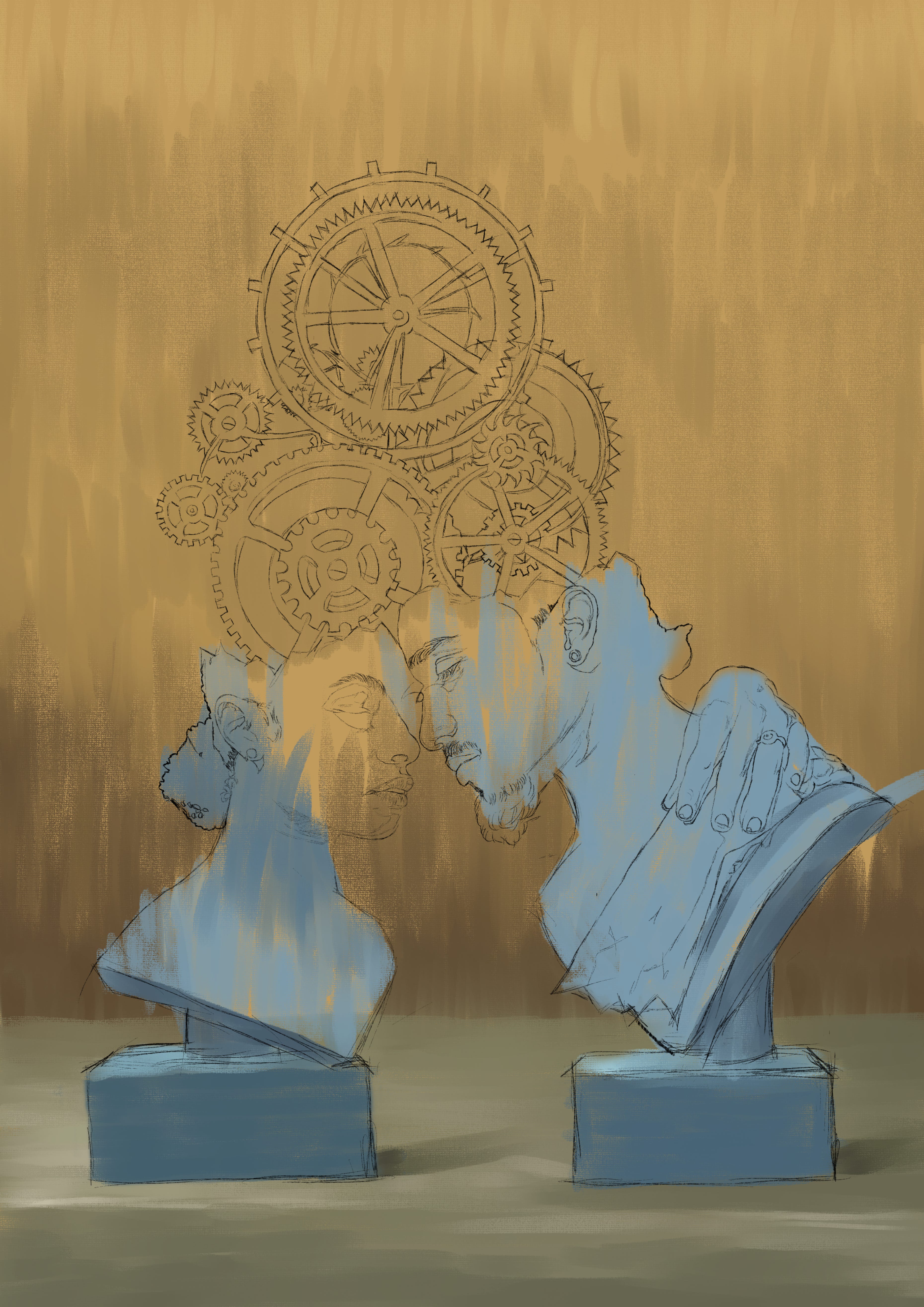 how does this surreal painting make you feel?