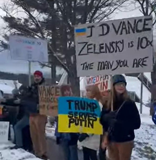JD Vance Flees To Undisclosed Location After Hundreds Of Protesters Disrupt His Vermont Ski Vacation